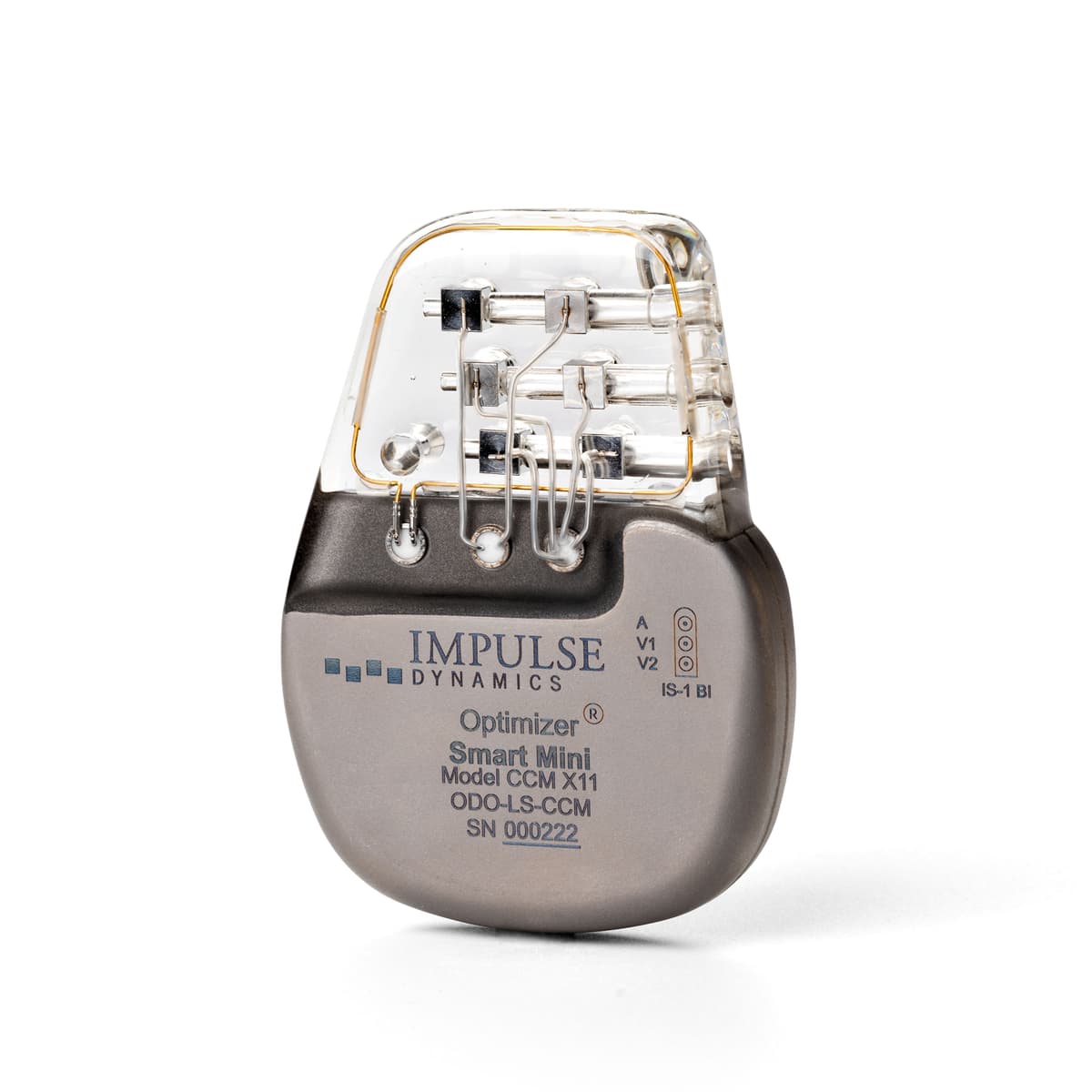 Front view of the Optimizer Smart Mini implant