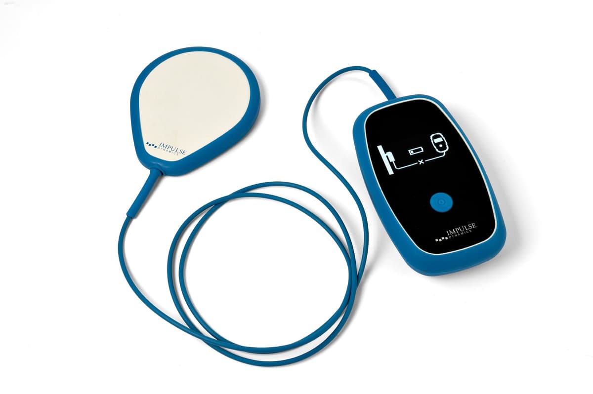 Vesta charger with its handheld charging unit and connected charging paddle